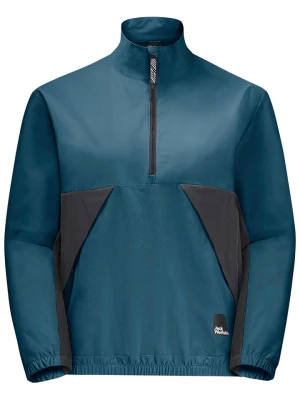 Jack Wolfskin Kurtka softshellowa "Teen Halfzip" w kolorze niebieskim rozmiar: 152