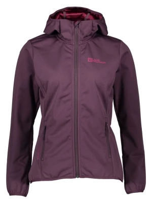 Jack Wolfskin Kurtka softshellowa "Windhain" w kolorze fioletowym rozmiar: L