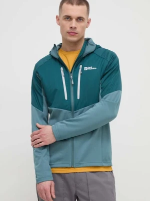 Jack Wolfskin kurtka sportowa Alpgrat Pro Ins Fz kolor turkusowy 1711291