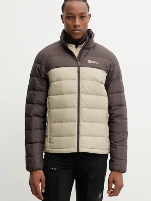 Jack Wolfskin kurtka sportowa puchowa Ather kolor beżowy 1207681