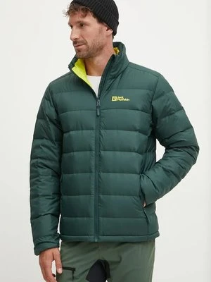 Jack Wolfskin kurtka sportowa puchowa Ather kolor zielony 1207681