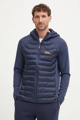 Jack Wolfskin kurtka sportowa Routeburn Pro Hybrid kolor granatowy 1710512.