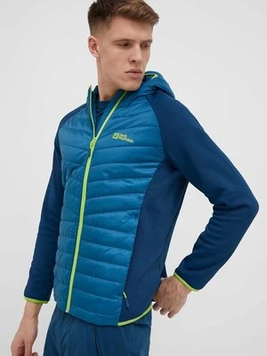 Jack Wolfskin kurtka sportowa Routeburn Pro Hybrid kolor niebieski