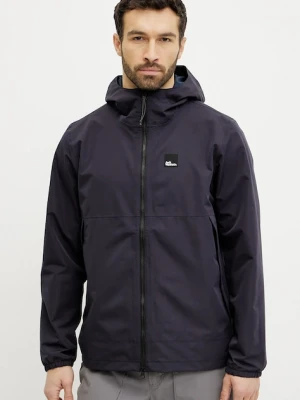 Jack Wolfskin kurtka Terraview 2L kolor granatowy przejściowa A63829
