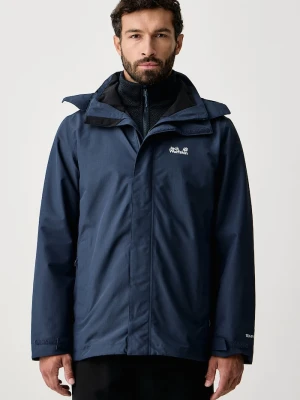 Jack Wolfskin kurtka trekkingowa męska PINETRAIL granatowy