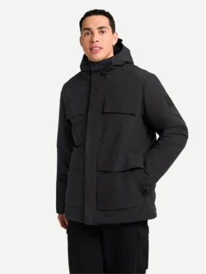 Jack Wolfskin Kurtka zimowa Brandenburger A65047 Czarny Regular Fit