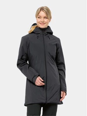 Jack Wolfskin Kurtka zimowa Heidelstein Ins Jkt 1115681 Czarny Regular Fit