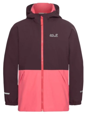 Jack Wolfskin Kurtka zimowa "Snowy Days" w kolorze fioletowo-różowym rozmiar: 104