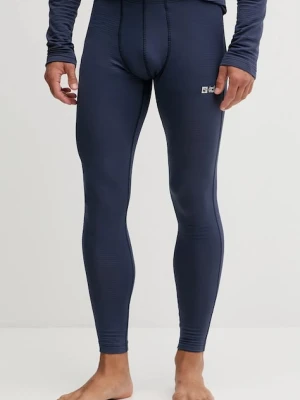 Jack Wolfskin legginsy funkcyjne Infinite Warm kolor niebieski A60324