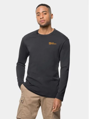 Jack Wolfskin Longsleeve Essential Longsleeve 1808821 Czarny Regular Fit