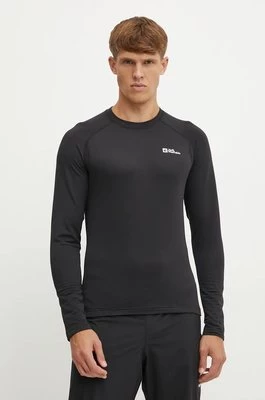 Jack Wolfskin longsleeve funkcyjny Infinite Warm kolor czarny A60322