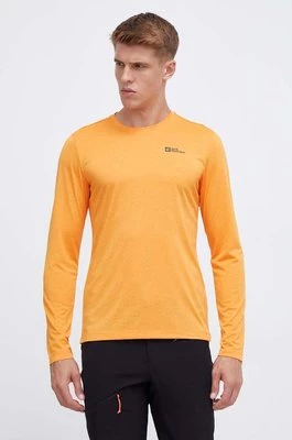 Jack Wolfskin longsleeve sportowy Sky Thermal kolor pomarańczowy melanżowy