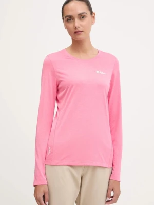 Jack Wolfskin longsleeve sportowy Sky Thermal kolor różowy 1808961