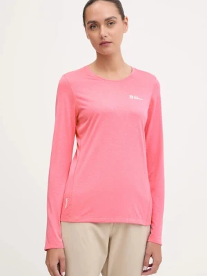 Jack Wolfskin longsleeve sportowy Sky Thermal kolor różowy 1808961
