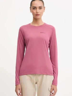 Jack Wolfskin longsleeve sportowy Vonnan kolor różowy A60290