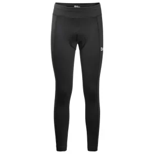 Jack Wolfskin Morobbia Tights W 1507661-6000, Damskie, Czarne, spodnie, poliester, rozmiar: L