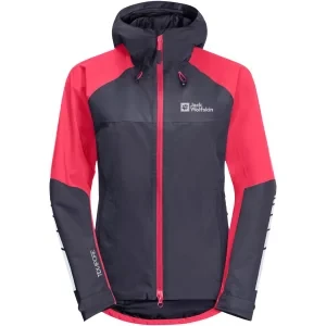 Jack Wolfskin Morrobia 2l Jkt W 1115551-1388, Damskie, Czarne, kurtki, poliester, rozmiar: M