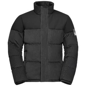 Jack Wolfskin Nature Corduroy Jkt M 1206331-6350, Męskie, Czarne, kurtki, poliester, rozmiar: 3XL