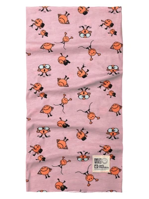 Jack Wolfskin Opaska "Smileyworld" w kolorze jasnoróżowo-różowym na czoło rozmiar: onesize