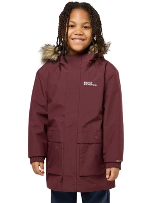 Jack Wolfskin Parka 3w1 "Cosy Bear" w kolorze fioletowym rozmiar: 152