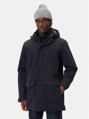 Jack Wolfskin Parka Canyon Shield A65119 Granatowy Regular Fit
