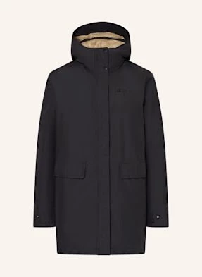 Jack Wolfskin Parka Puchowa Wintertor schwarz