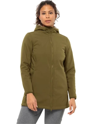 Jack Wolfskin Płaszcz funkcyjny "Windland" w kolorze khaki rozmiar: M