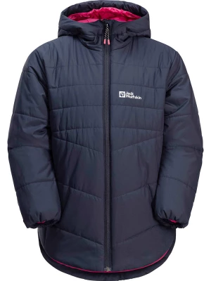 Jack Wolfskin Płaszcz pikowany "Solyd" w kolorze granatowym rozmiar: 128