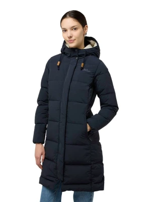 Jack Wolfskin Płaszcz puchowy w kolorze granatowym rozmiar: XL