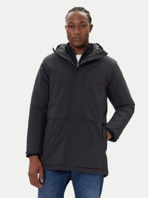 Jack Wolfskin Płaszcz zimowy Cold Camp A65022 Czarny Regular Fit