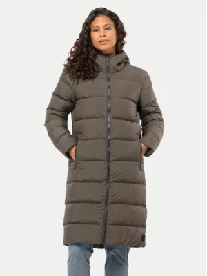 Jack Wolfskin Płaszcz zimowy Frozen Palace Coat 1204133 Brązowy Regular Fit
