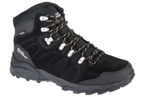 Jack Wolfskin Refugio Texapore Mid M 4049841-6357, Męskie, Szare, buty trekkingowe, skóra zamszowa, rozmiar: 42