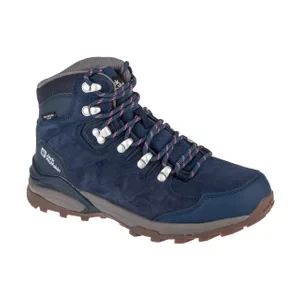 Jack Wolfskin Refugio Texapore Mid W 4050871-1199, Damskie, Granatowe, buty trekkingowe, skóra zamszowa, rozmiar: 37