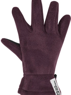 Jack Wolfskin Rękawiczki "Fleece" w kolorze fioletowym rozmiar: 152
