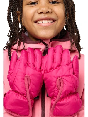 Jack Wolfskin Rękawiczki funkcyjne "Easy Entry" w kolorze różowym rozmiar: 140