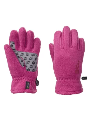 Jack Wolfskin Rękawiczki polarowe w kolorze różowym rozmiar: 140