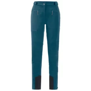 Jack Wolfskin Salmaster Pants W 1507681-4133, Damskie, Niebieskie, spodnie, poliester, rozmiar: 34