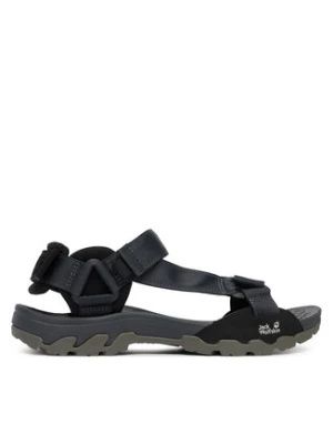 Jack Wolfskin Sandały Ridge A65590 Czarny