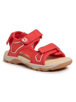 Jack Wolfskin Sandały Taraco Beach Sandal K 4039531 S Czerwony