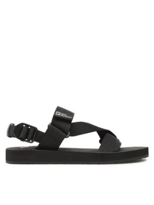 Jack Wolfskin Sandały Urban Entdeckung Belt Sandal W 4056801 Czarny