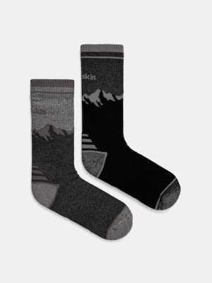 Jack Wolfskin skarpetki bawełniane Mount Multi 2-pack A63870