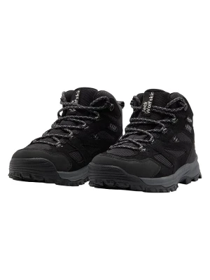Jack Wolfskin Skórzane botki trekkingowe "Vojo Tour Texapore Mid" w kolorze czarnym rozmiar: 26