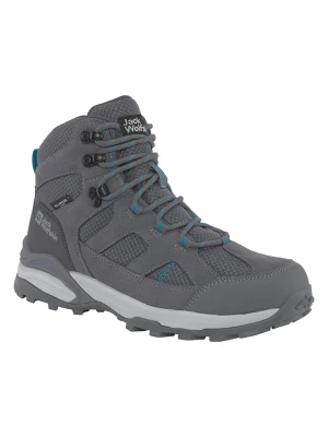 Jack Wolfskin Skórzane buty trekkingowe "TRAIL HIKER TEXAPORE MID" w kolorze szarym rozmiar: 41