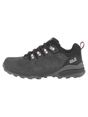 Jack Wolfskin Skórzane buty turystyczne "Refugio Texapore" w kolorze antracytowym rozmiar: 39,5