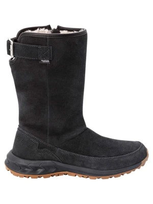 Jack Wolfskin Skórzane kozaki zimowe "Queenstown Texapore" w kolorze antracytowym rozmiar: 42
