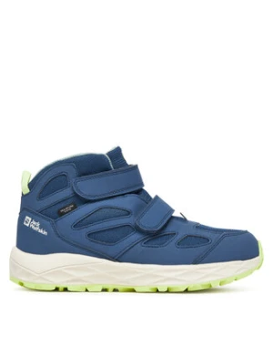 Jack Wolfskin Sneakersy Woodland 2 Texapore Mid Vc A64865 Niebieski