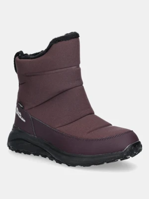 Jack Wolfskin śniegowce kolor bordowy