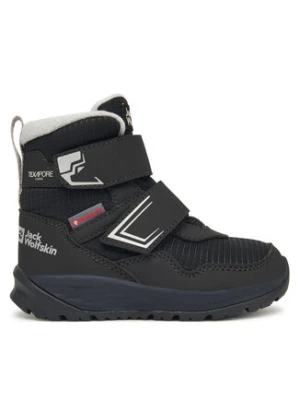 Jack Wolfskin Śniegowce Polar Bear-b Texapore Mid Vc K A62144 Czarny
