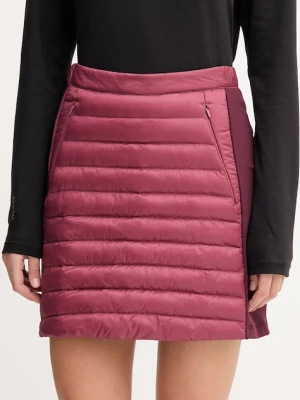 Jack Wolfskin spódnica sportowa ROUTEBURN PRO kolor różowy mini prosta A65184