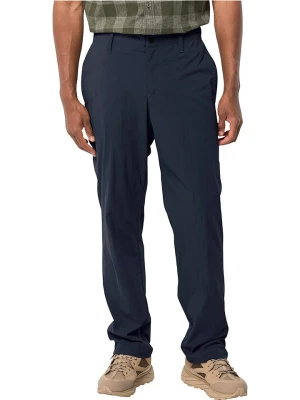 Jack Wolfskin Spodnie chino "Desert" w kolorze granatowym rozmiar: 48
